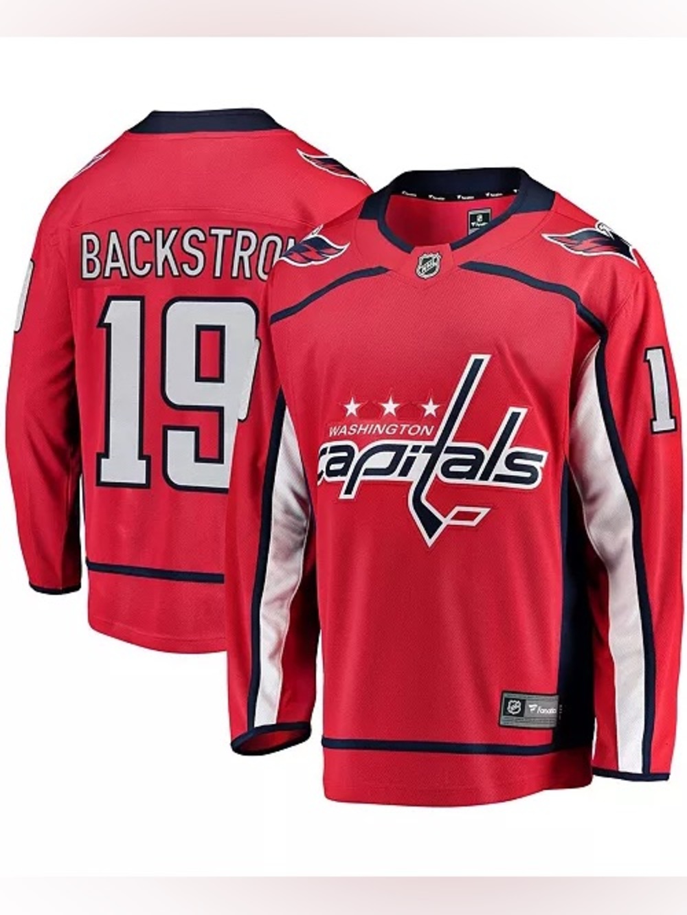 Men's Nicklas Backstrom Red Washington Capitals Breakaway Player Jersey NHL